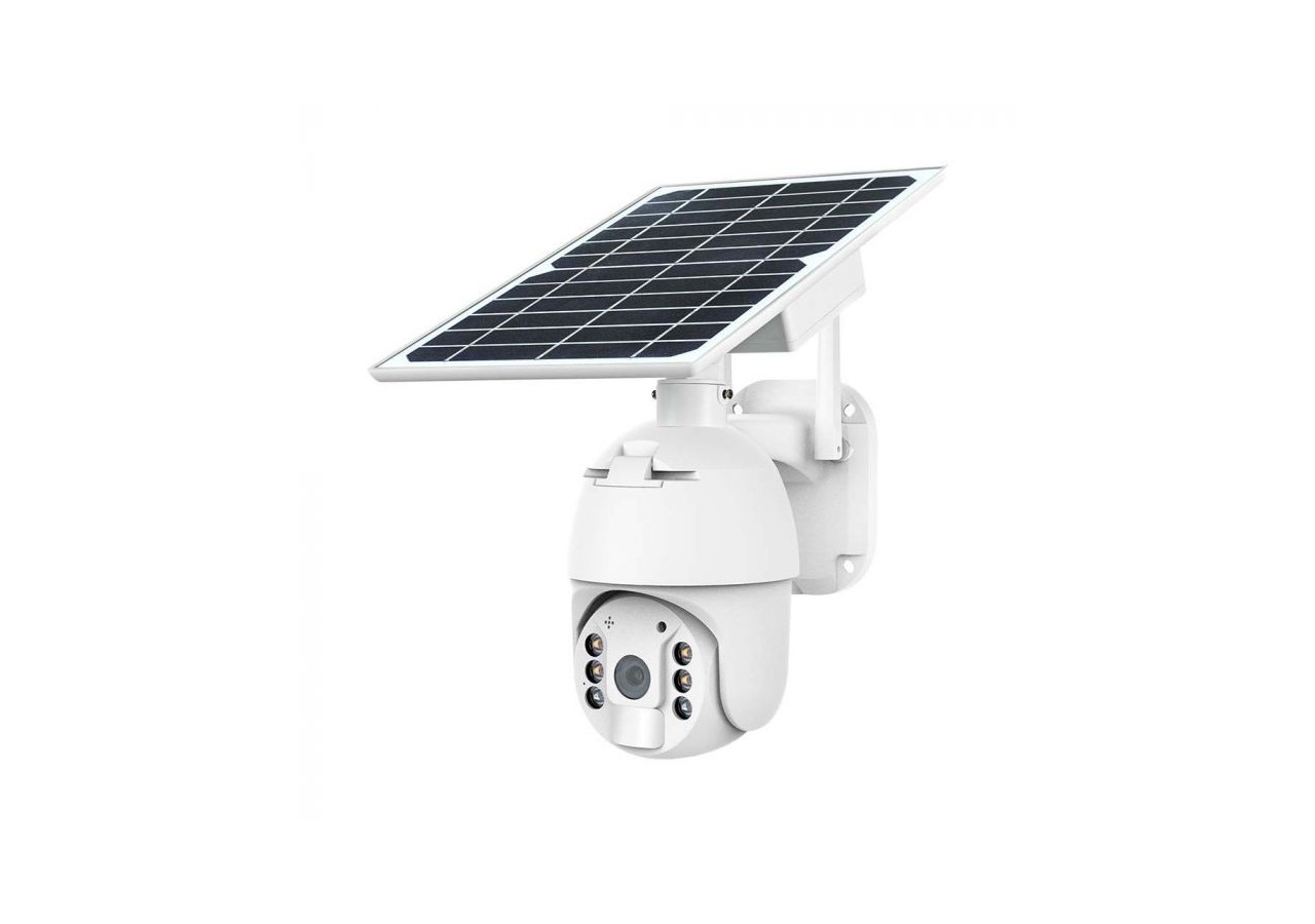 Vt-11024-4g hd capteur de caméra ptz à énergie solaire intelligente corps blanc- 11616 - V-tac