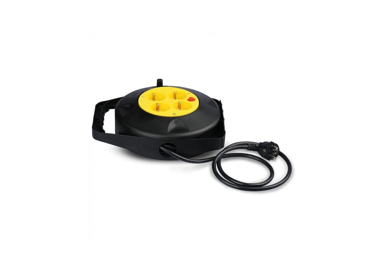 Enrouleur de câble Vt-6002 (3g1,5 mm2x10m)- 8781 - V-tac