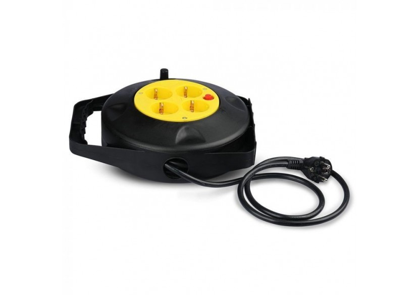 Enrouleur de câble Vt-6002 (3g1,5 mm2x10m)- 8781 - V-tac