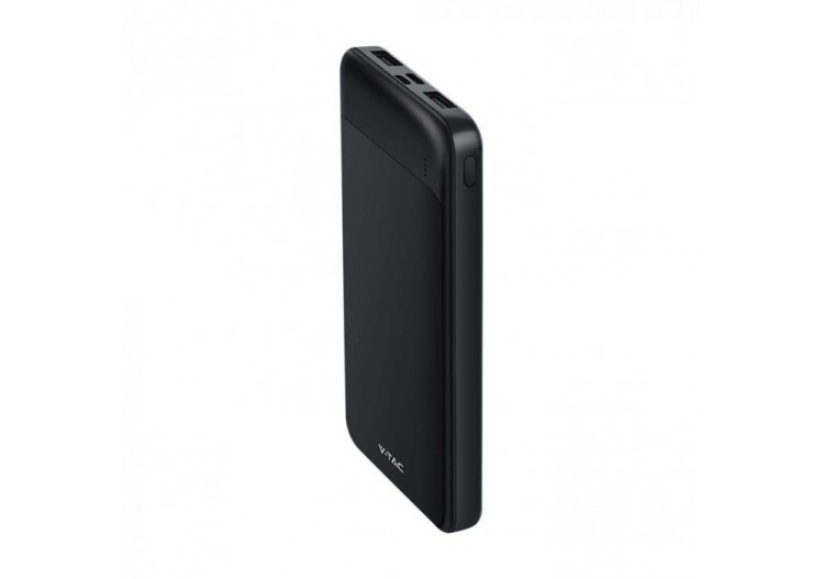 Vt-10005 10000mah chargeur rapide power bank noir- 7833 - V-tac
