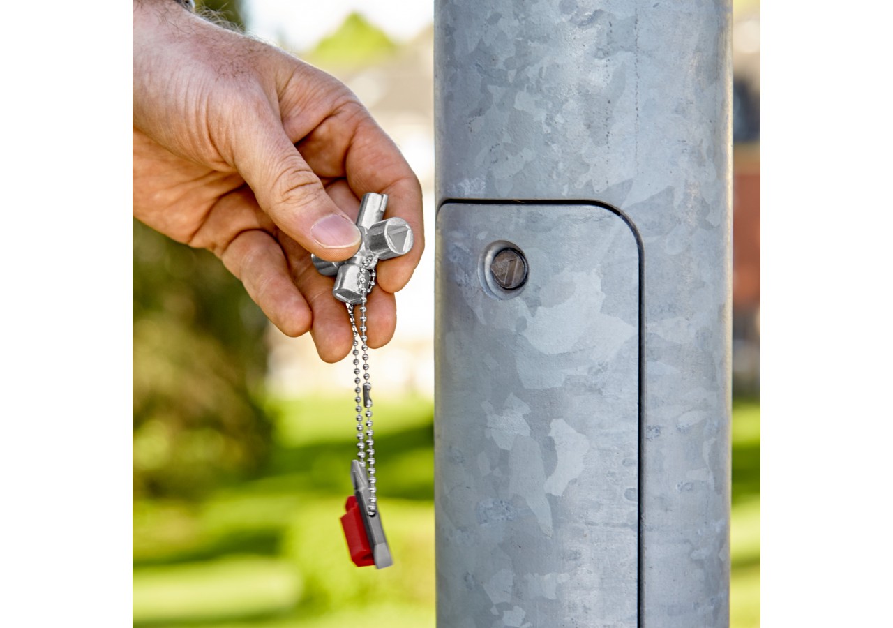 Clé universelle pour armoires de commande et systèmes de fermeture 44mm - Knipex - 001102