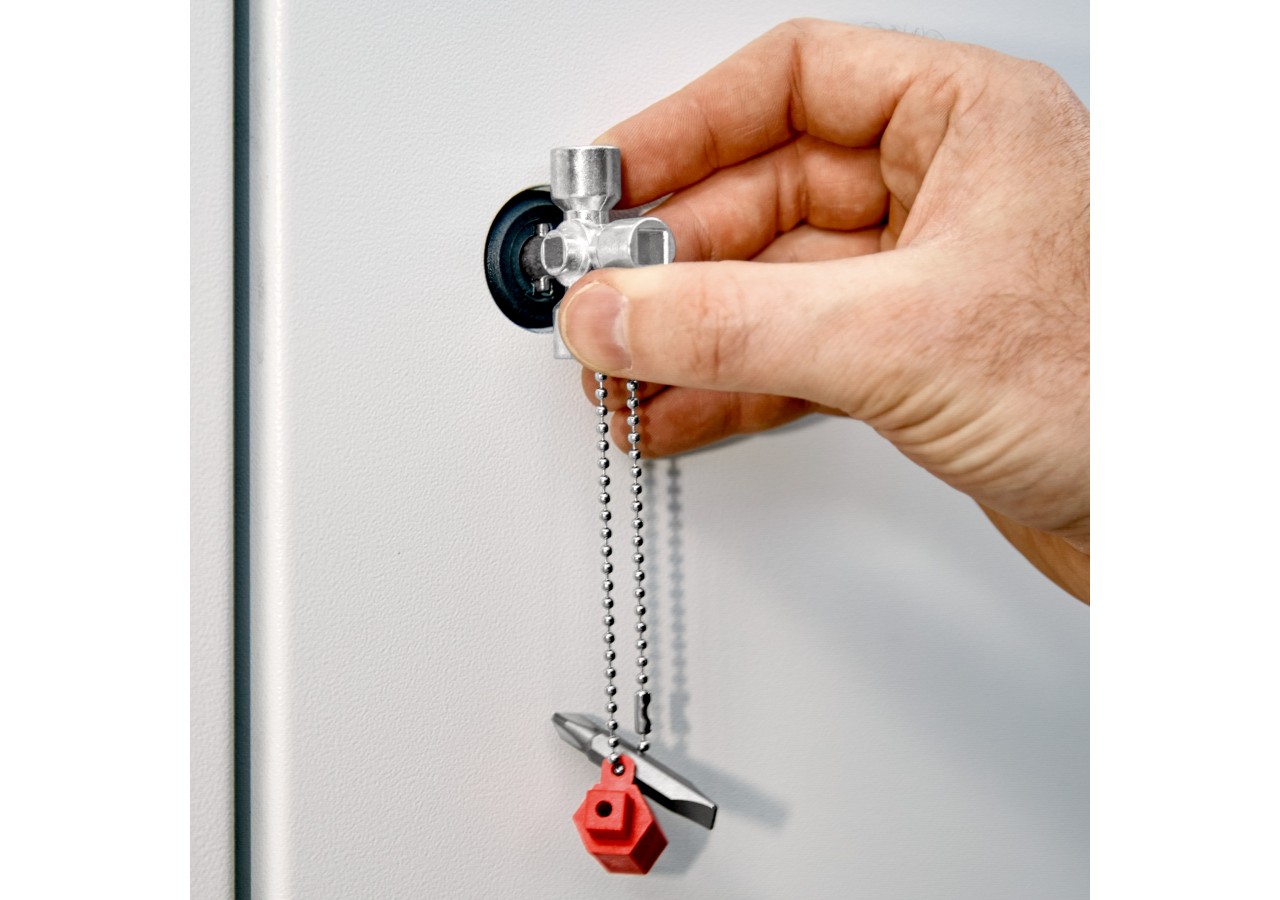 Clé universelle pour armoires de commande et systèmes de fermeture 44mm - Knipex - 001102