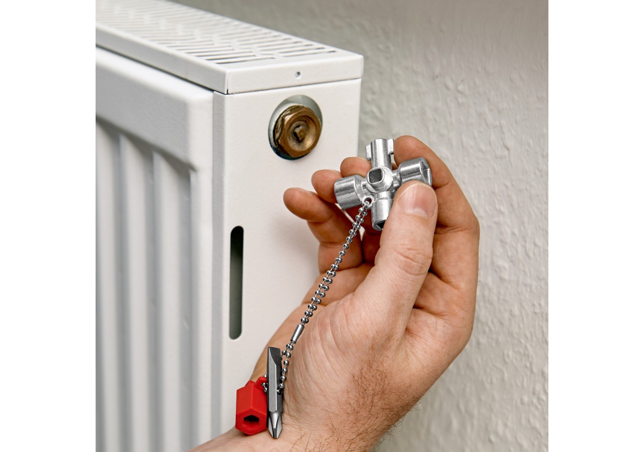 Clé universelle pour armoires de commande et systèmes de fermeture 44mm - Knipex - 001102