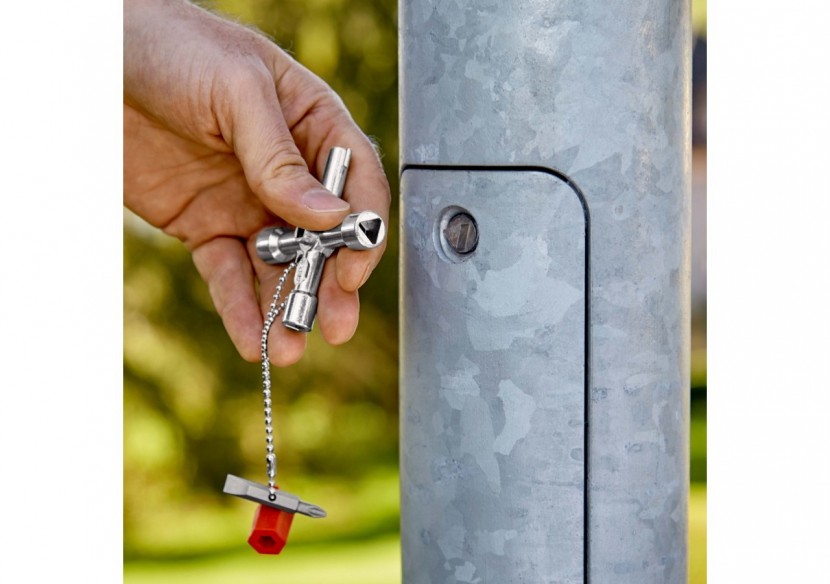 Profi-Key Clé pour systèmes de fermeture standard - 76mm - Poignées longues - Knipex - 001103