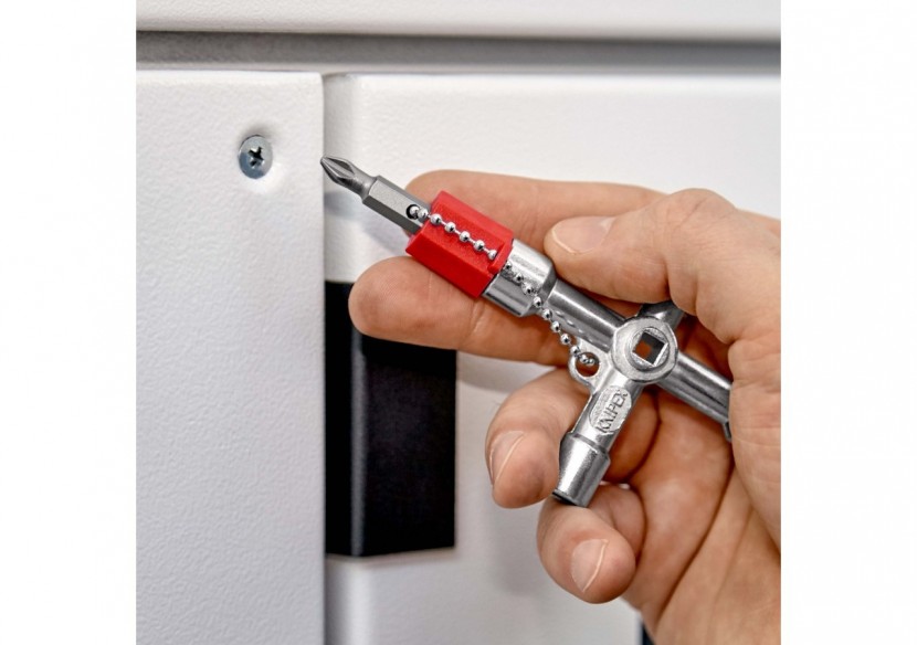 Profi-Key Clé pour systèmes de fermeture standard - 76mm - Poignées longues - Knipex - 001103