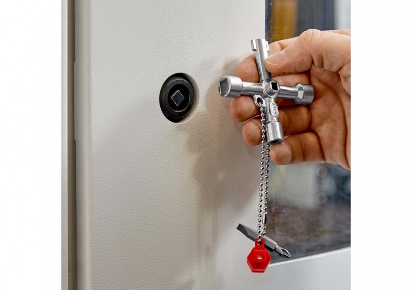 Profi-Key Clé pour systèmes de fermeture standard - 76mm - Poignées longues - Knipex - 001103