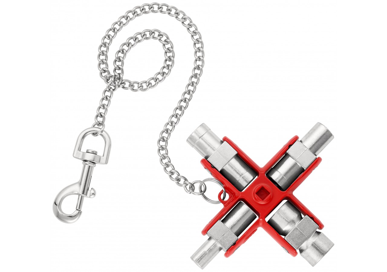 Clé universelle pour toutes les armoires et systèmes de fermeture - 90mm - Knipex - 001106