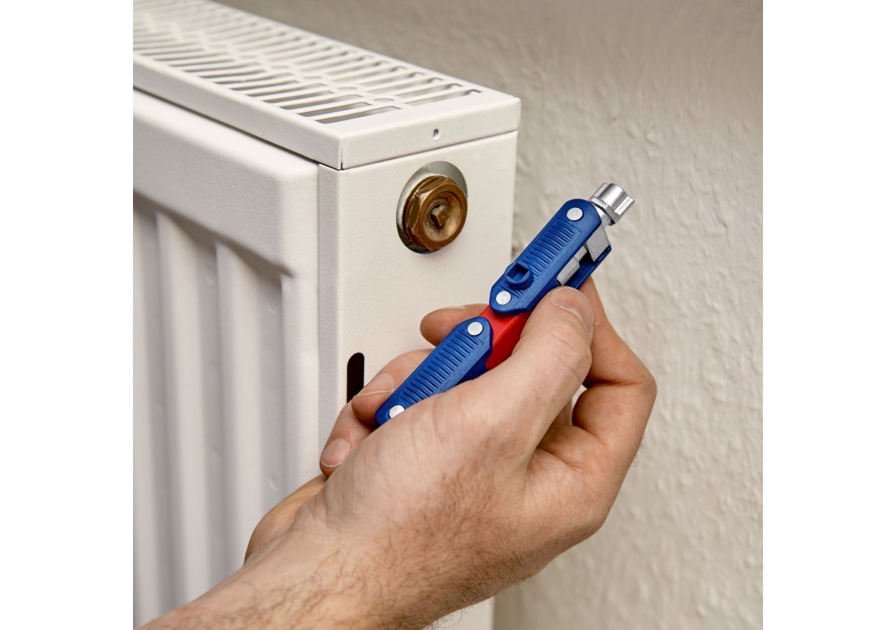 Clé universelle "DoubleJoint" pour armoires de commande - 62mm - Knipex - 001106V03