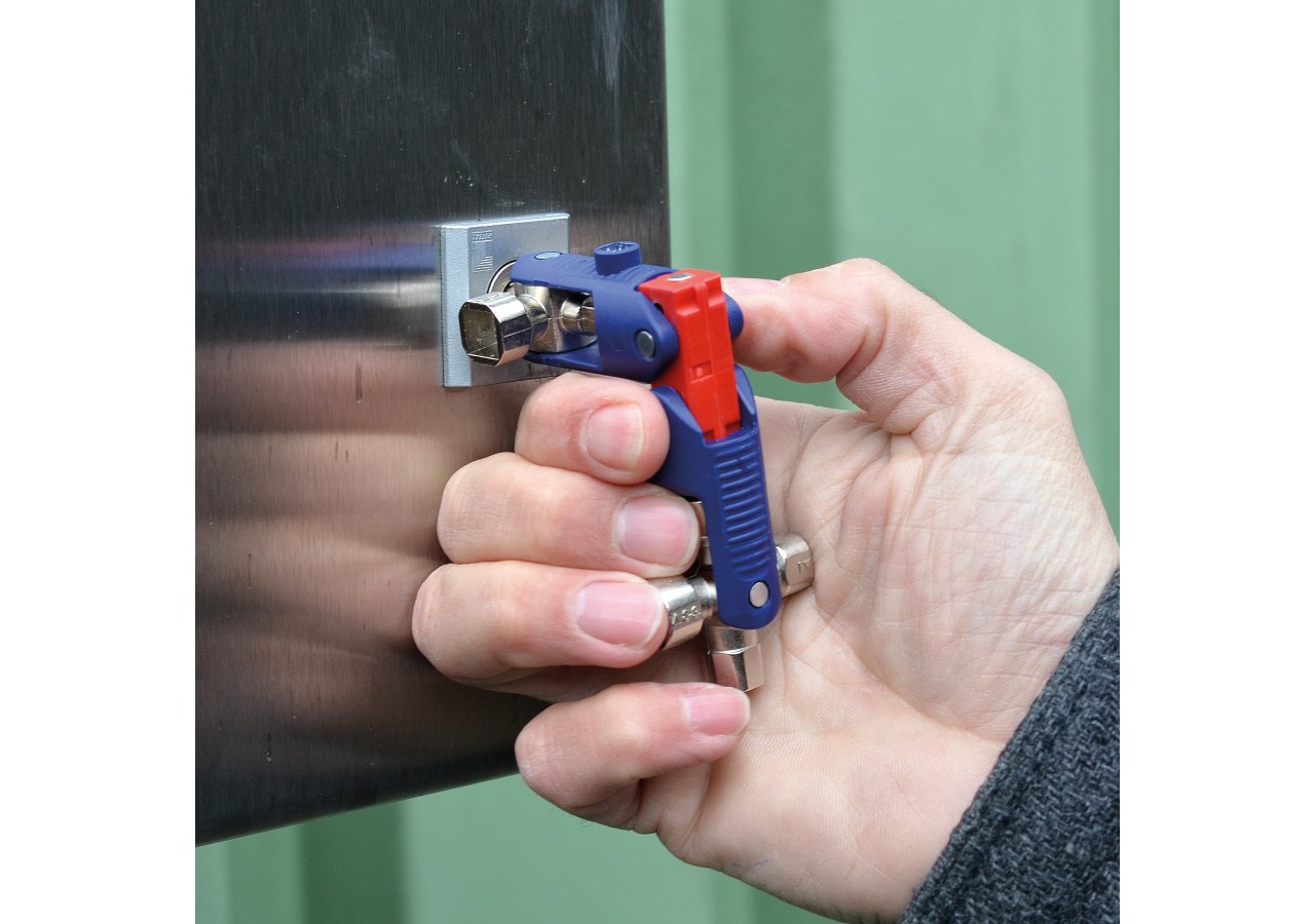 Clé universelle pour armoires de commande « DoubleJoint » 161 mm - Knipex - 001106V04