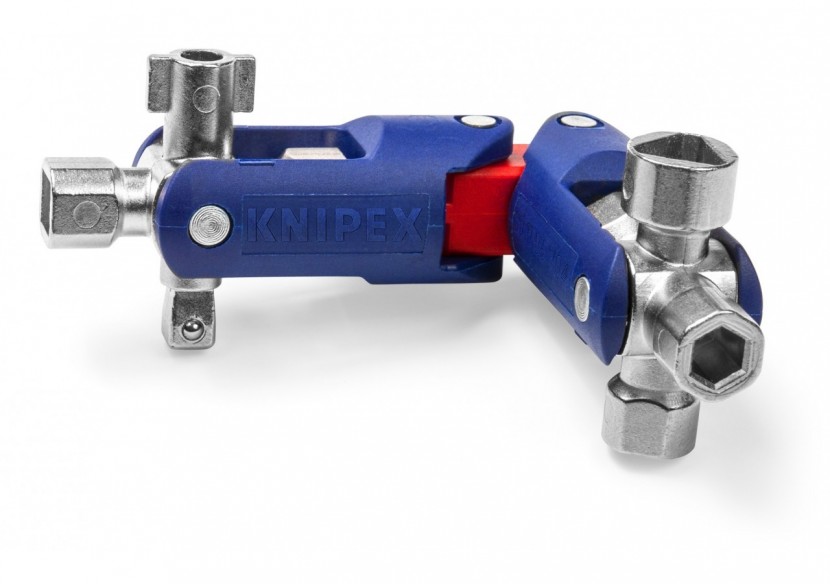 Clé universelle pour armoires de commande « DoubleJoint » 161 mm - Knipex - 001106V04