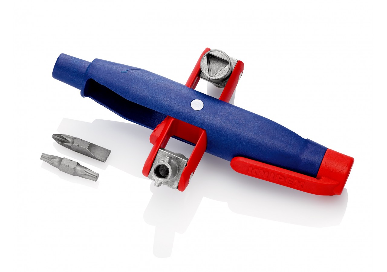 Clé forme stylo pour armoires de commande/systèmes de fermeture standards 145mm - Knipex - 001107