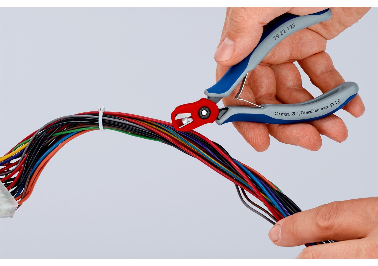 Dispositif de retenue anti FOD adaptable sur pinces coupantes 79 02 et 22 125 - Knipex - 0011V79