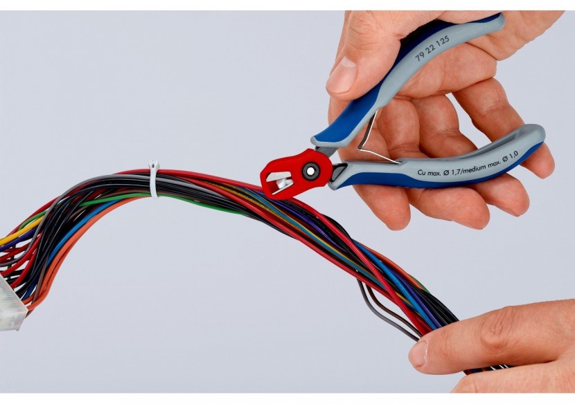 Dispositif de retenue anti FOD adaptable sur pinces coupantes 79 02 et 22 125 - Knipex - 0011V79