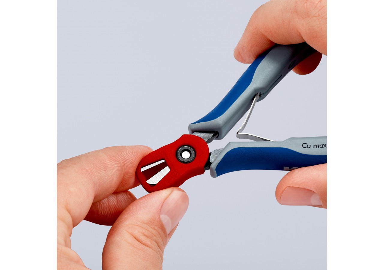 Dispositif de retenue anti FOD adaptable sur pinces coupantes 79 02 et 22 125 - Knipex - 0011V79