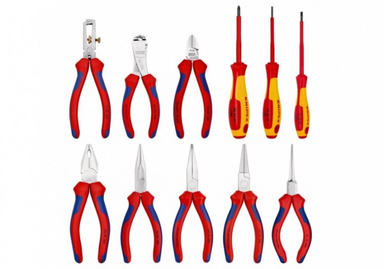 Trousse 11 outils pour techniciens en télécommunication et électroniciens - Knipex - 001941 2