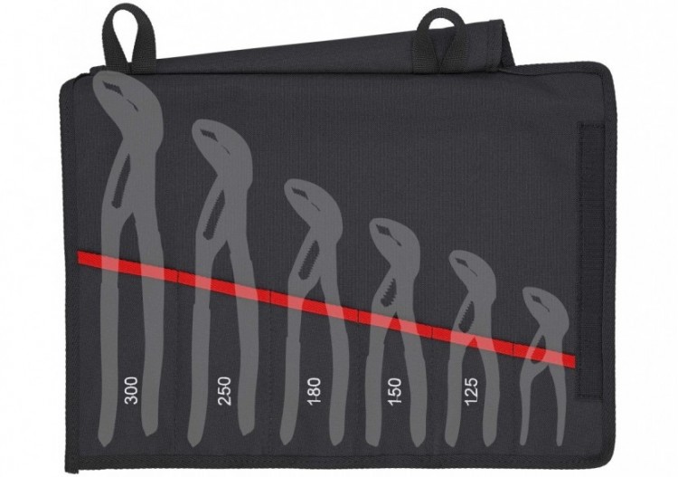 Trousse en polyester pour 5 pinces multiprise KNIPEX Cobra® - Vide - Knipex - 001955S5LE 2