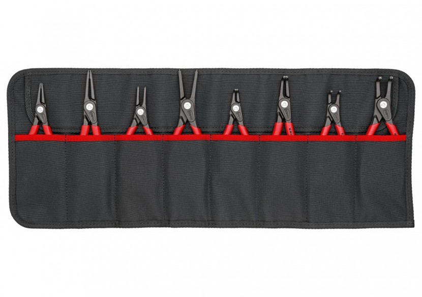 Trousse composée d'un jeu de 8 pinces pour circlips (Modèle 48 et 49) - Knipex - 001958V02