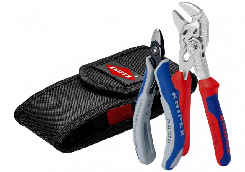 Porte outils pour ceinture avec 2 pinces pour retirer les colliers de serrage - Knipex - 001972V01