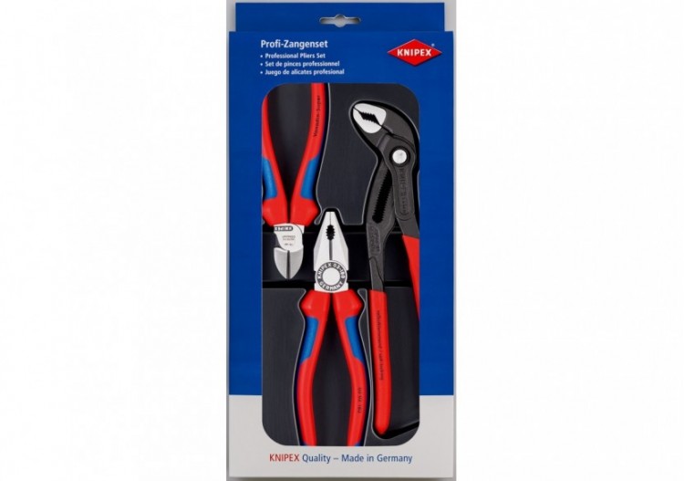 Lot de 3 pinces "Bestseller" - 03 02 180 - 70 02 160 - 87 01 250 - Knipex - 002009V01