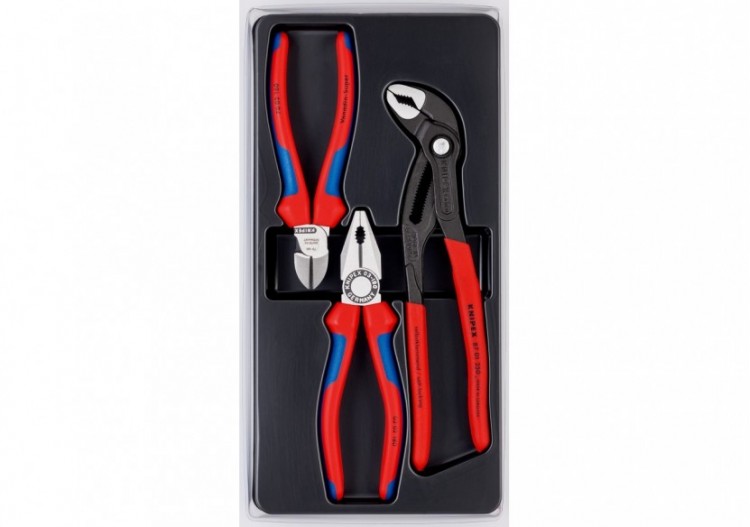 Lot de 3 pinces "Bestseller" - 03 02 180 - 70 02 160 - 87 01 250 - Knipex - 002009V01 2