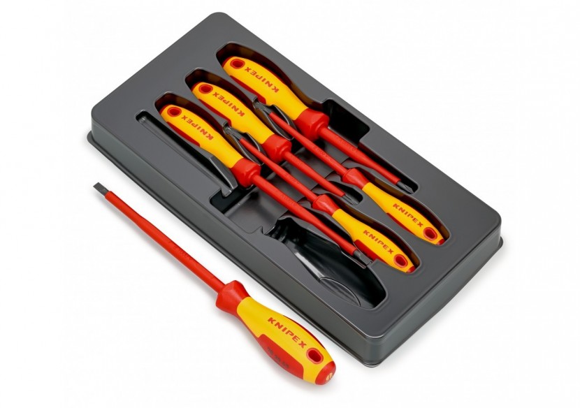Assortiment de 6 tournevis isolés 1000V - Knipex - 002012V01