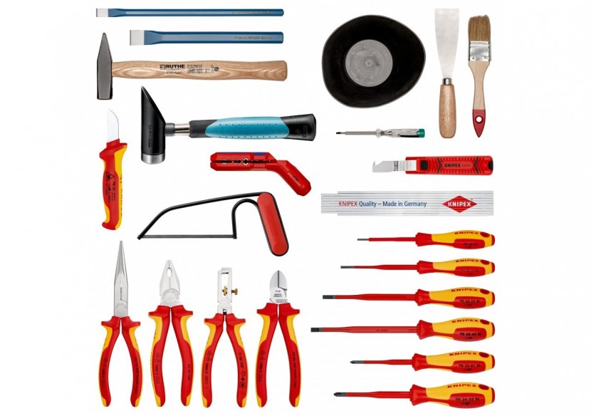 Mallette à outils "Electricien" composée de 23 outils - 440 x 270 x 180 mm - Knipex - 002102EL