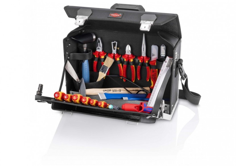 Mallette à outils "Electricien" vide - Dimensions : 440 x 270 x 180 mm - Knipex - 002102LE