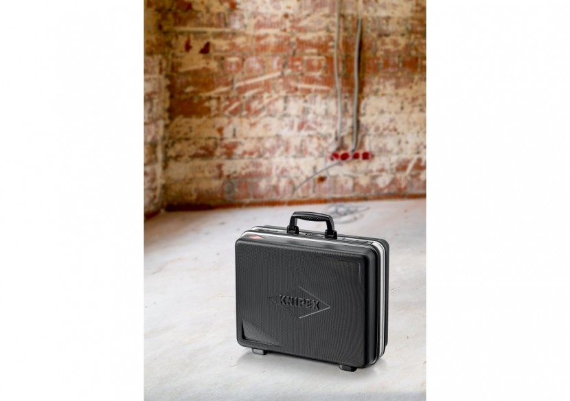 Mallette à outils "Basic" vide - Coque en ABS résistant - 41 compartiments - Knipex - 002105LE