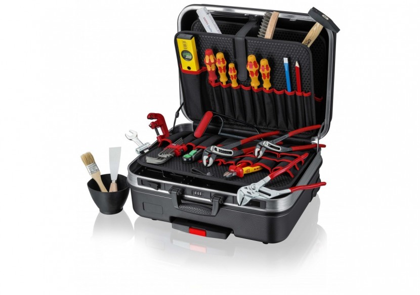 Mallette à outils "BIG Basic Move" Plomberie 31 outils -Dimensions 515x430x280mm - Knipex - 002106HKS