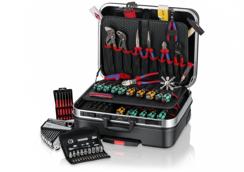 Mallette "Big Basic Move" 90 outils Roulettes et poignée téléscopique - Knipex - 002106M