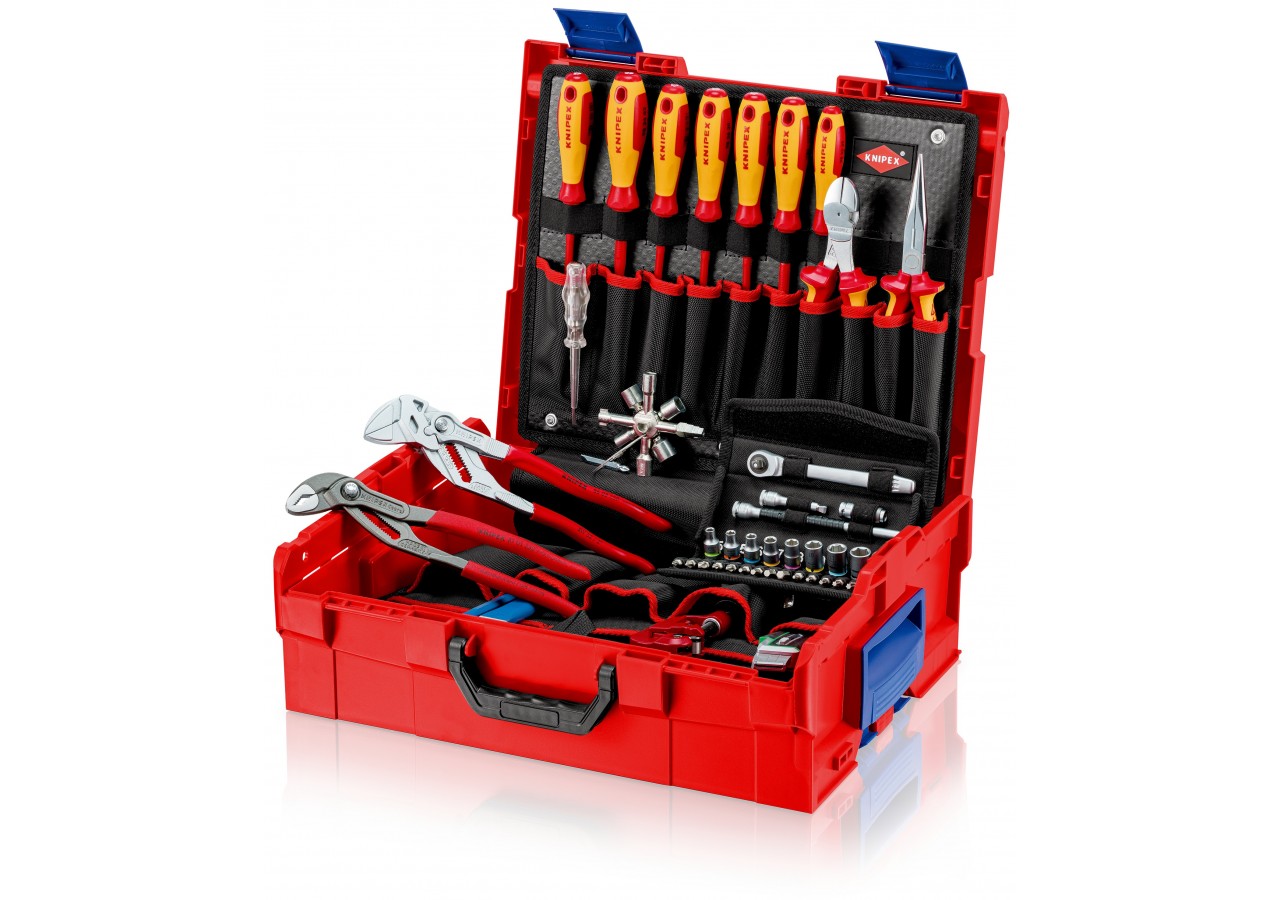 Valise L-BOXX® KNIPEX "Sanitaire" composée de 52 pièces Dimensions 445x358x152mm - Knipex - 002119LBS