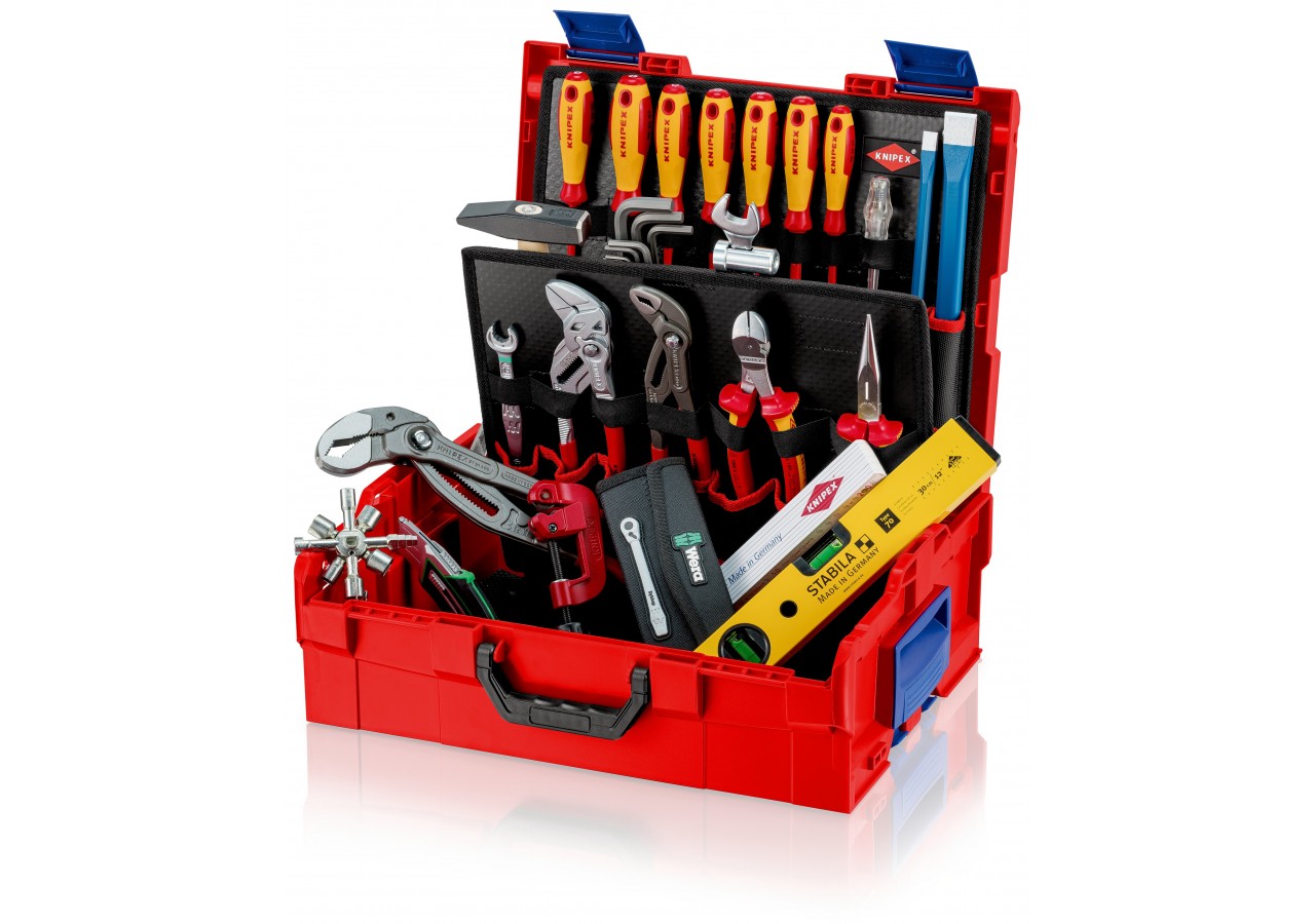 Valise L-BOXX® KNIPEX "Sanitaire" composée de 52 pièces Dimensions 445x358x152mm - Knipex - 002119LBS
