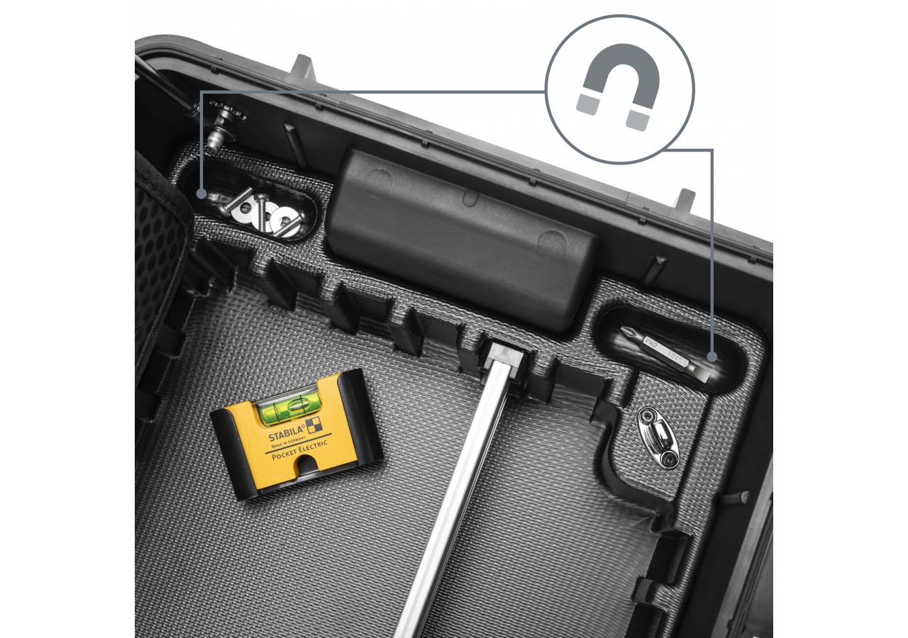 Mallette à outils "Robust26 Move" Électricien - Antichoc - Etanche poussière/eau - Knipex - 002133E