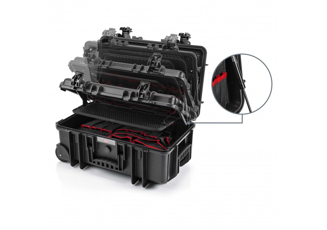 Mallette à outils "Robust26 Move" Sanitaire - Antichoc - Etanche poussière/eau - Knipex - 002133S