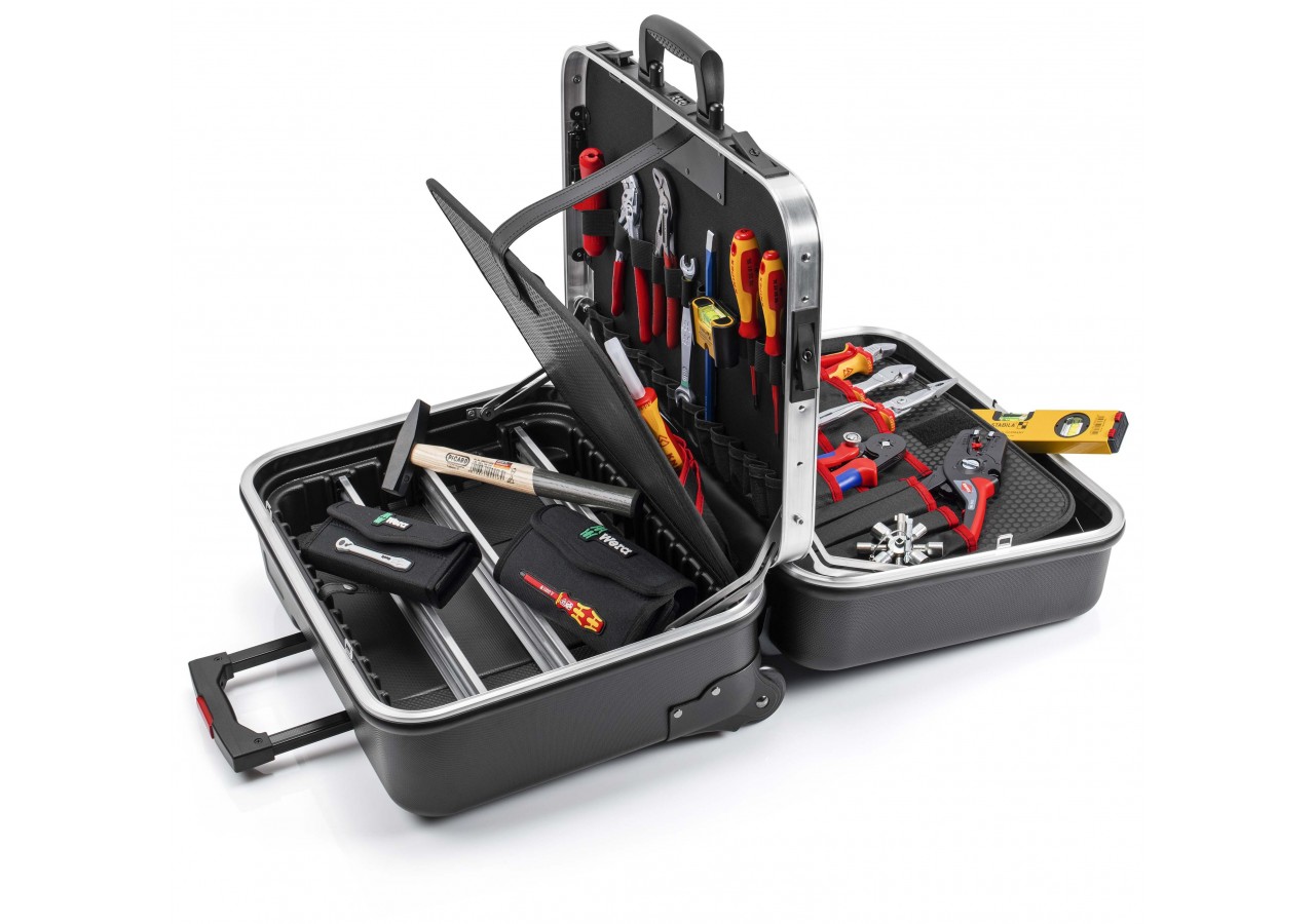 Valise à outils "BIG Twin Move" Électricien - 65 pièces - Dim. : 490x255x410mm - Knipex - 002141