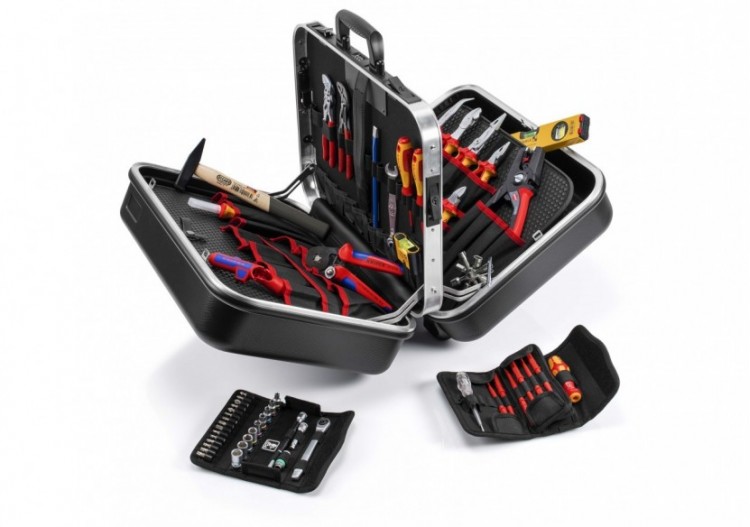 Valise à outils "BIG Twin" Électro - 63 outils - Dimensions : 490 x 255 x 410mm - Knipex - 002142