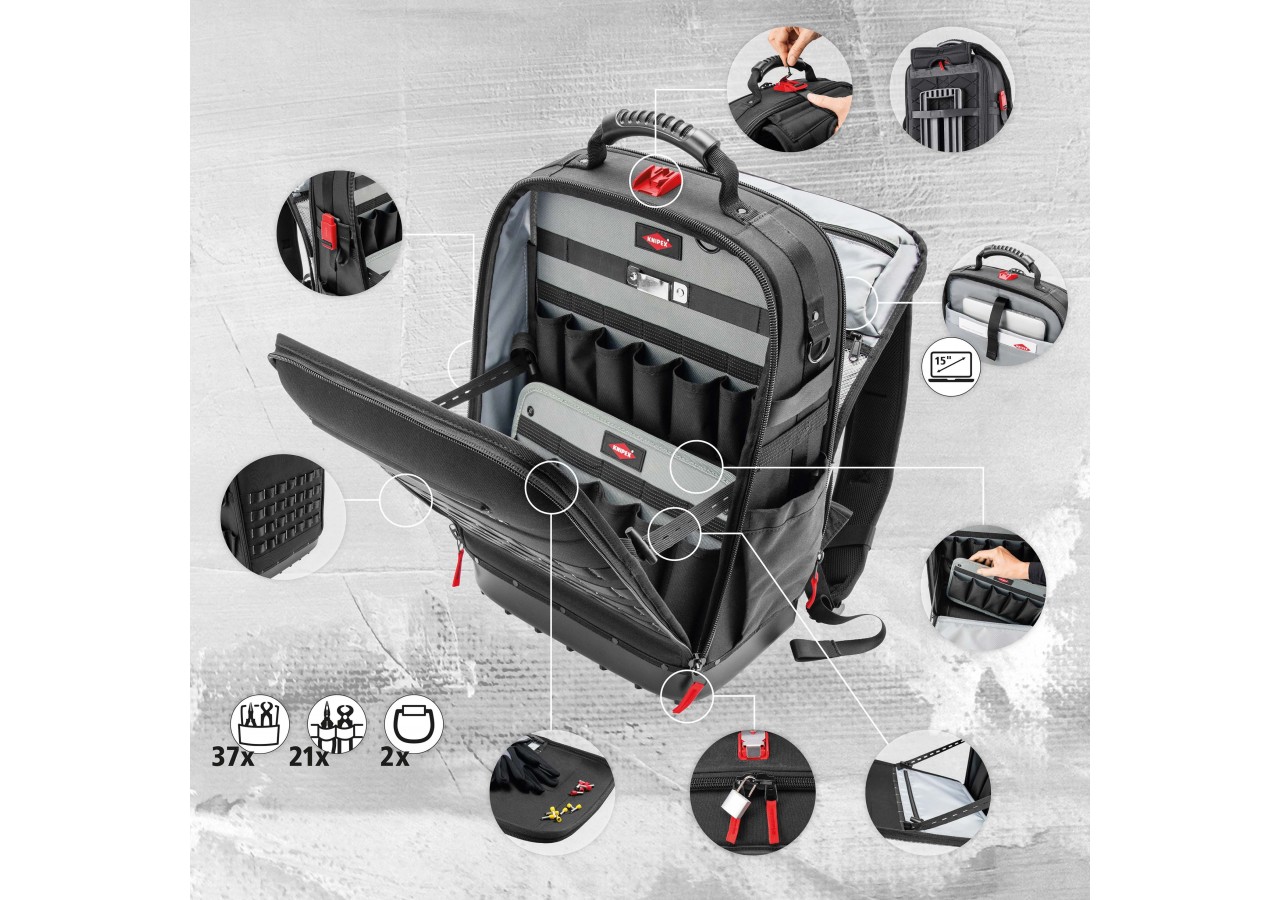 Sac à dos Knipex ''Modular X18'' Electricien - Knipex - 002150E