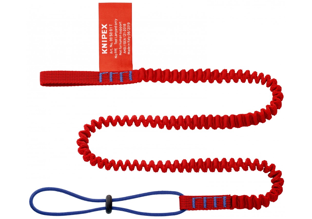 Longe pour système AntiChute contre les accidents dûs à la chûte d'outils - Knipex - 005001TBK