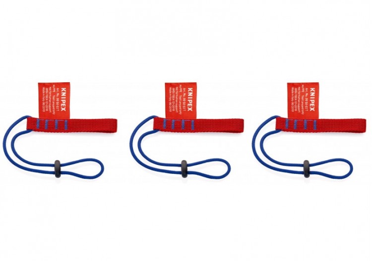 Adaptateurs x 3 - Liaison en souplesse entre l'outil et le point de fixation sûr - Knipex - 005002TBK