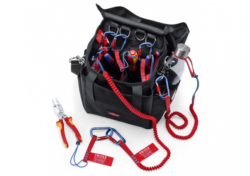 Sacoche à outils pour travail en hauteur - vide - 370 x 250 x 150mm - Knipex - 005050TLE