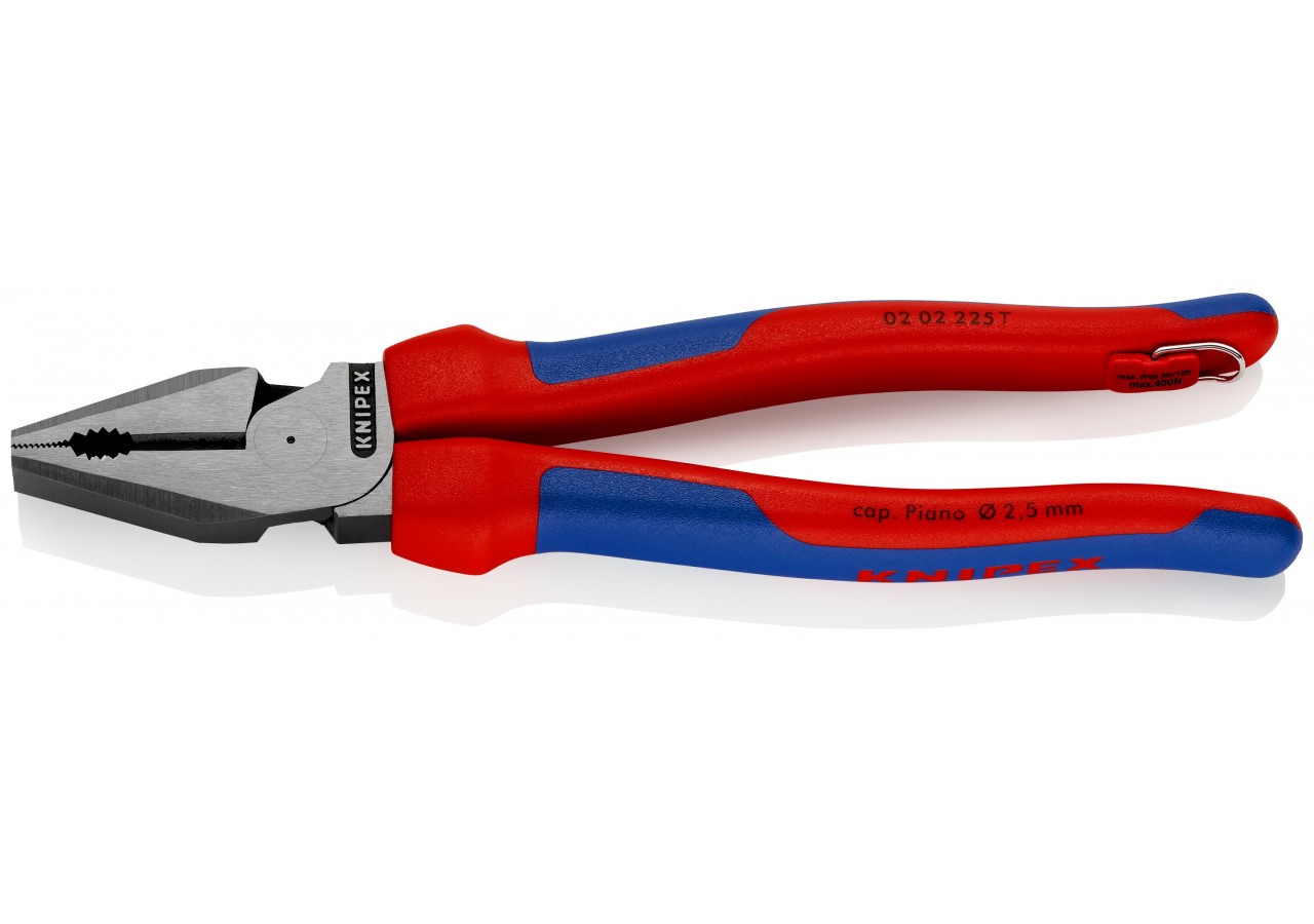 Pince universelle à forte démultiplication 225mm - Bi-matière - Antichute - Knipex - 0202225T