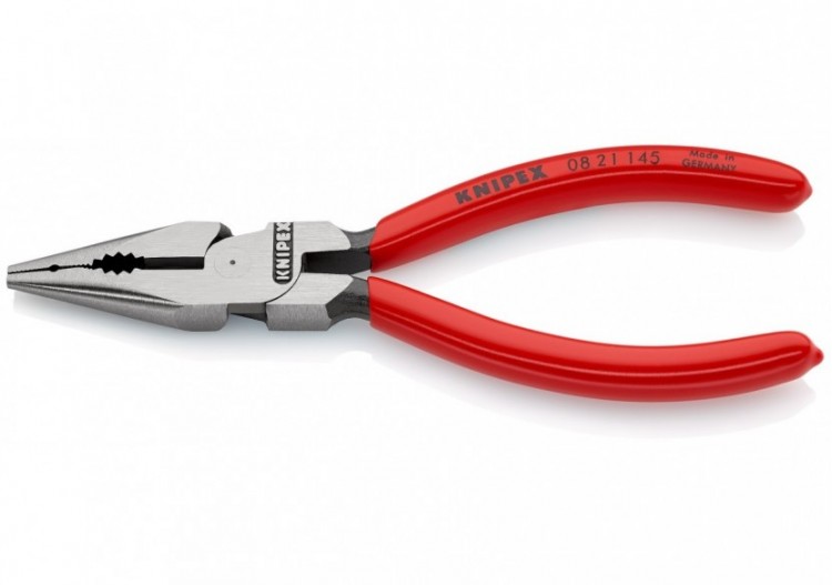 Pince universelle multifonctions 145mm avec tranchant - Gainage PVC - Knipex - 0821145