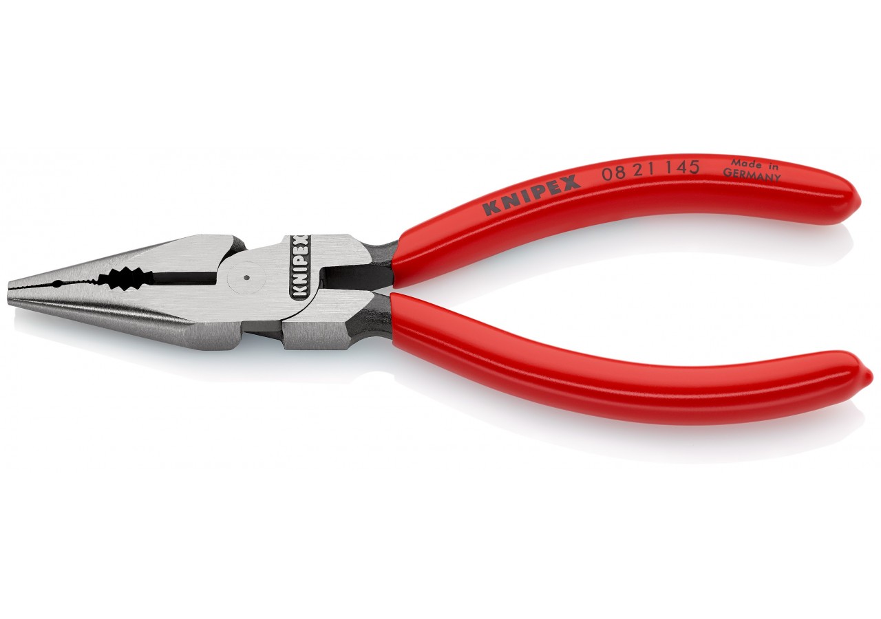 Pince universelle multifonctions 145mm avec tranchant - Gainage PVC - Knipex - 0821145