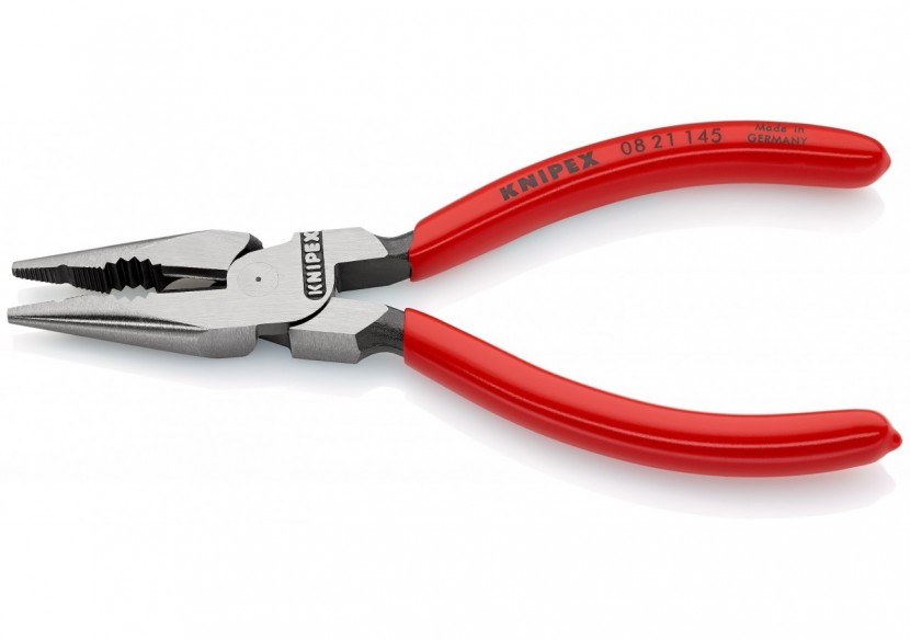 Pince universelle multifonctions 145mm avec tranchant - Gainage PVC - Knipex - 0821145