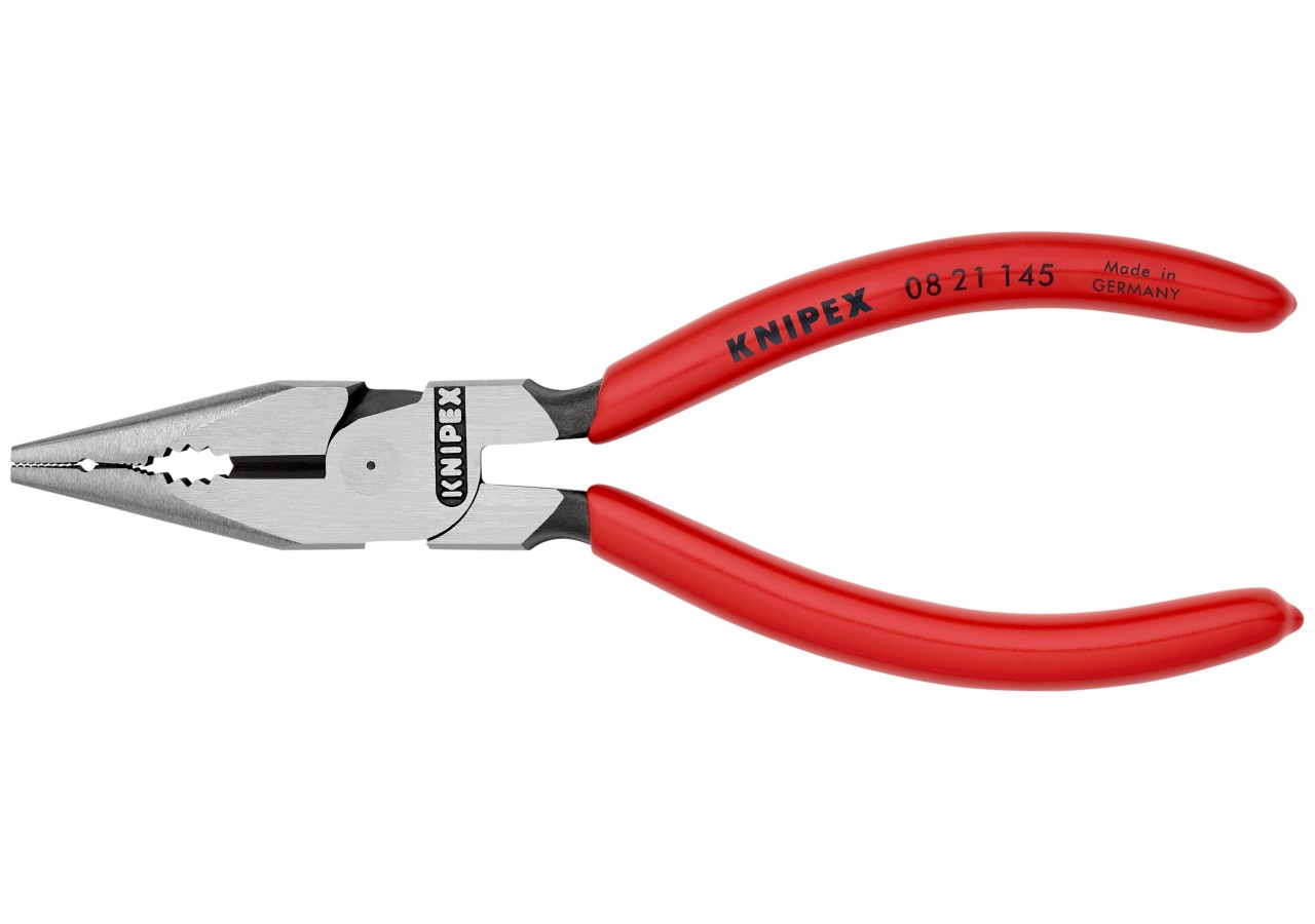 Pince universelle multifonctions 145mm avec tranchant - Gainage PVC - Knipex - 0821145