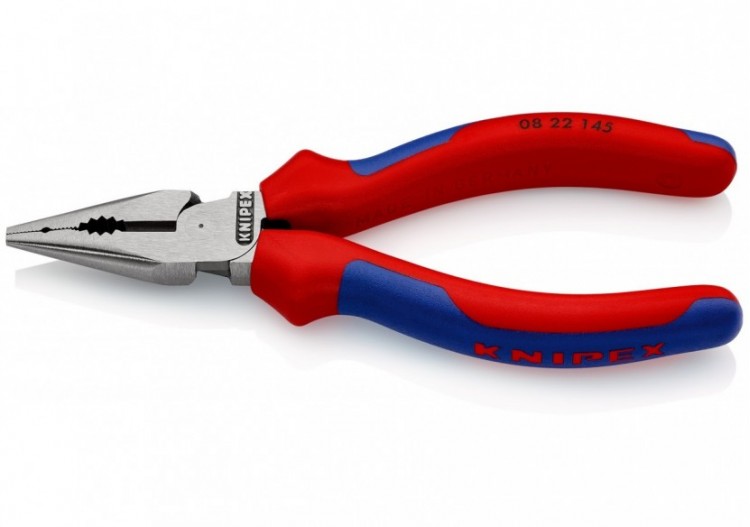 Pince universelle multifonctions 145mm avec tranchant - Bi-matière - Knipex - 0822145