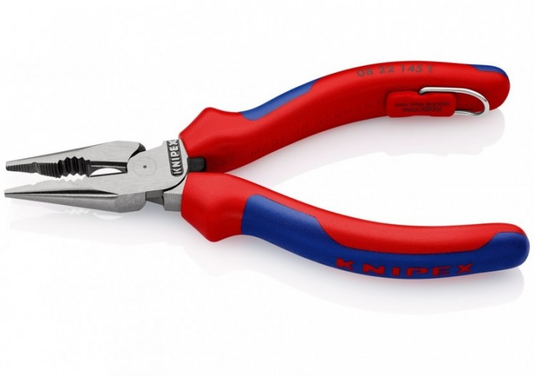Pince universelle multifonctions 145mm avec tranchant - Bi-matière - Antichute - Knipex - 0822145T 2