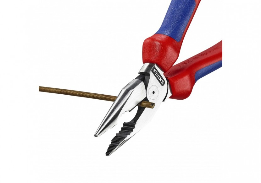 Pince universelle multifonctions 185mm avec tranchant - Bi-matière - Knipex - 0822185