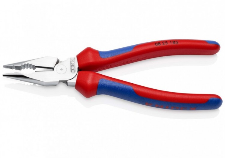 Pince universelle multifonctions 185mm avec tranchant - Bi-matière - Knipex - 0825185 2