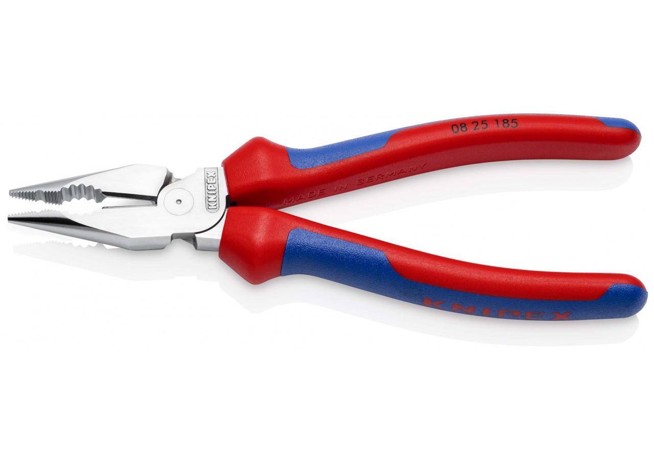 Pince universelle multifonctions 185mm avec tranchant - Bi-matière - Knipex - 0825185